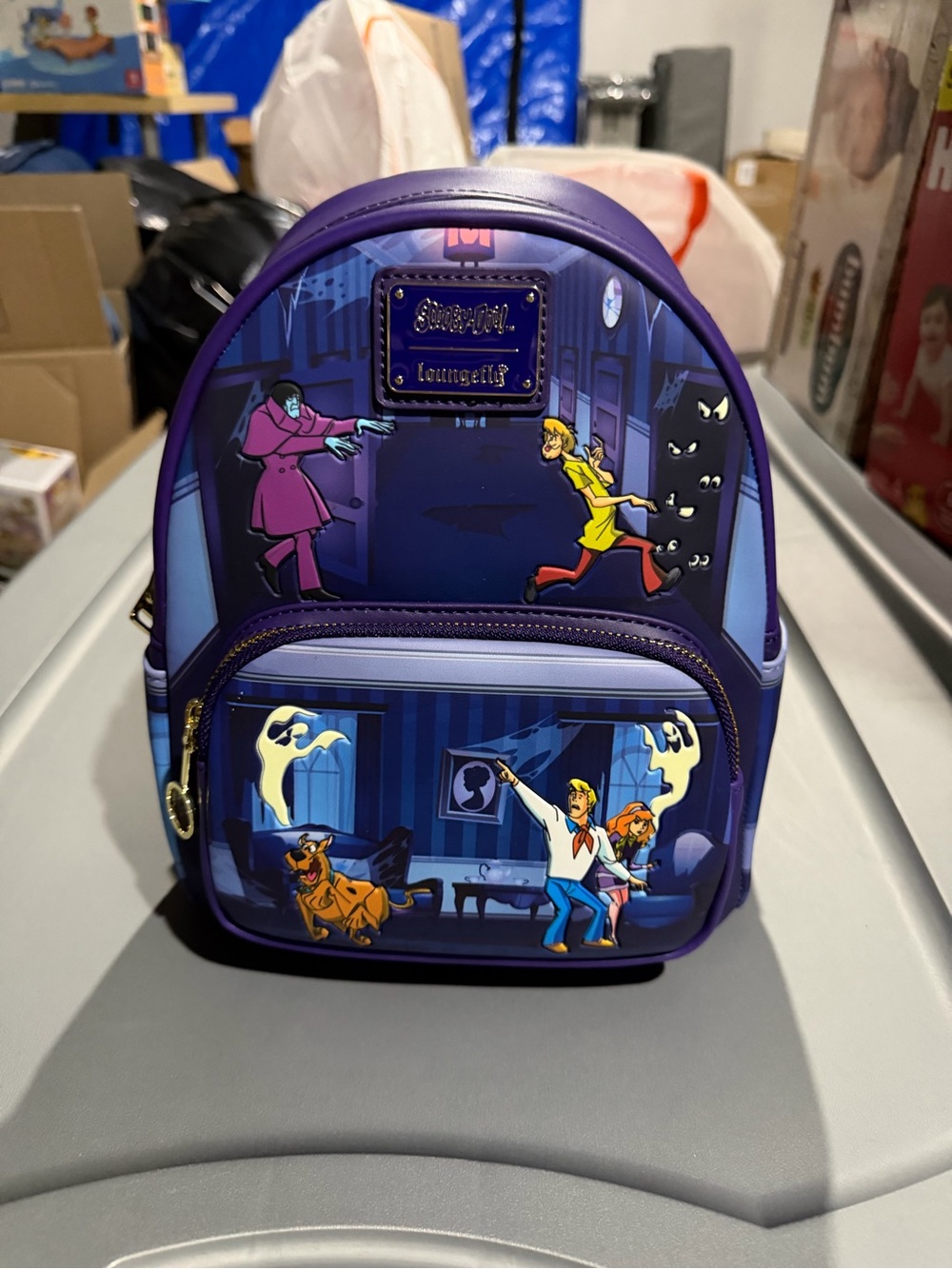 Loungefly Scooby-Doo! Ghost Chase Glow in the Dark Mini Backpack